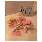 11 pkgs of 6 angel cupcake picks