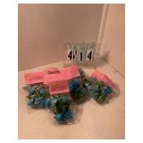 11 pkgs of 6 hat cupcake picks