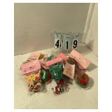 11 pkgs of assorted Christmas cupcake picks