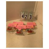 8 gingerbread cupcake picks