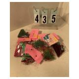 11 assorted pkgs of Christmas tree cupcake picks