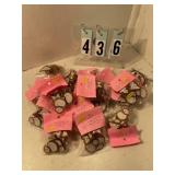 18 pkgs of 6 snowman and star cupcake rings