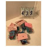 7 pkgs of 12 assorted Christmas cupcake picks