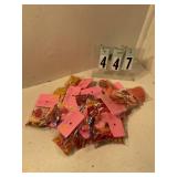 23 assorted pkgs of fall leave cupcake picks