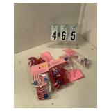 6 pkgs of 4ht of July cupcake rings