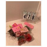 5 pkgs of assorted Christmas toppers