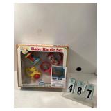 Vintage Disney baby rattle set