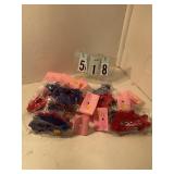 10 pkgs of red and blue stars