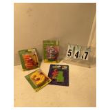 Vintage Sesame Street candle and cake decorations