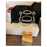 Garden cake stand with 4 single cake stands (5