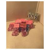 10 pkgs of blue and pink booties