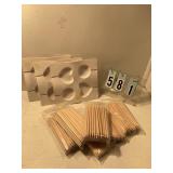 3 sucker molds and 6 pkgs of sticks