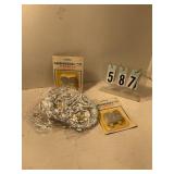 2 25 anniversary candles and 8 stand up toppers