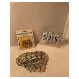 13 pc 50th anniversary items