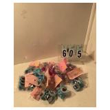 12 acssorted pkgs of birthday rings