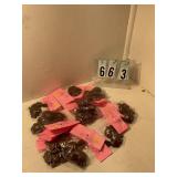 16 brown bunnies for decorating