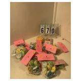 Assorted Easter cupcake decorating items