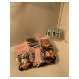 Assorted cat faces for decorating