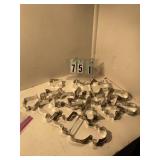 Bakers dozen assorted cookie cutters