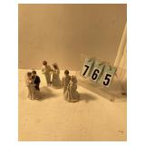 3 small wedding couples