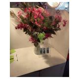 Fustian and peacock floral arrangement