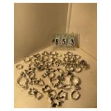 50 small assorted cookie cutters