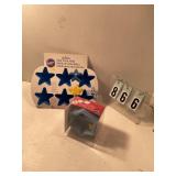 Star and snowflake treat molds