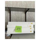 4 square 15 x 13 x 1 cake dummies