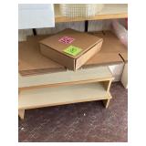 9  square 10 x 10 x 3 boxes