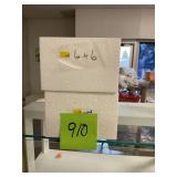 2 square 6 x 6 x 4 cake dummies