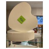 2 heart 14 x 4 cake dummies