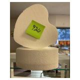 2 heart 9 x 4 cake dummies