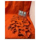 Bakers dozen assorted cookie cutters