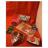 Assorted cookie cutters