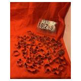 50 assorted small cookie cutters