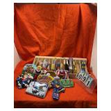 Assorted sport cake decorations