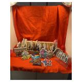 Assorted cake decorations