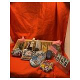 Assorted cake decorations