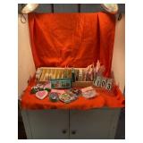 Assorted cake decorations