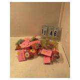 Pretty summer cupcake toppers