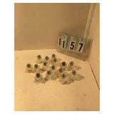 15 small salt and pepper shakers