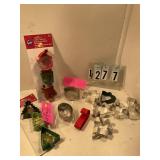 Assorted Christmas cookie cutters