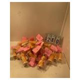 Assorted yellow graduates