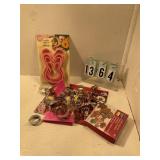 Assorted cookie cutters and book