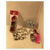 Assorted cookie cutters