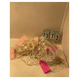 Assorted hearts and pearls