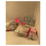 Silver and gold floral picks