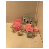 9 assorted babies in baskets