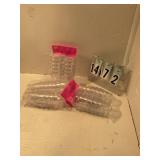 3 pkgs of 12 clear bucket treat cups