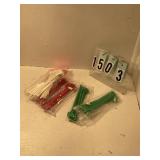 Football drink stir sticks